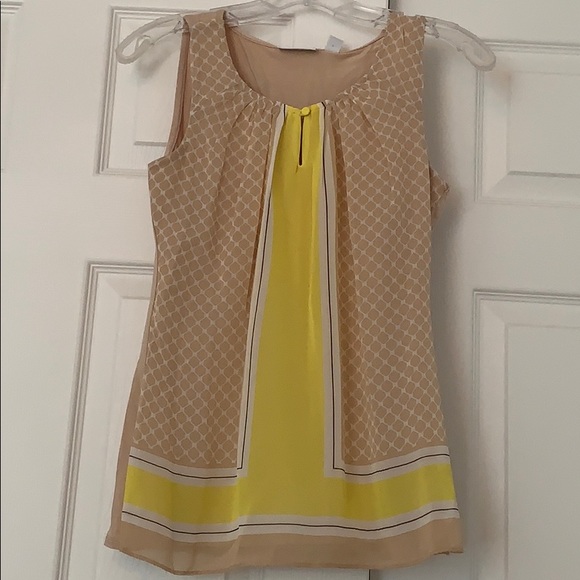 Diamond Patterned Sleeveless Blouse NWT - Picture 1 of 2